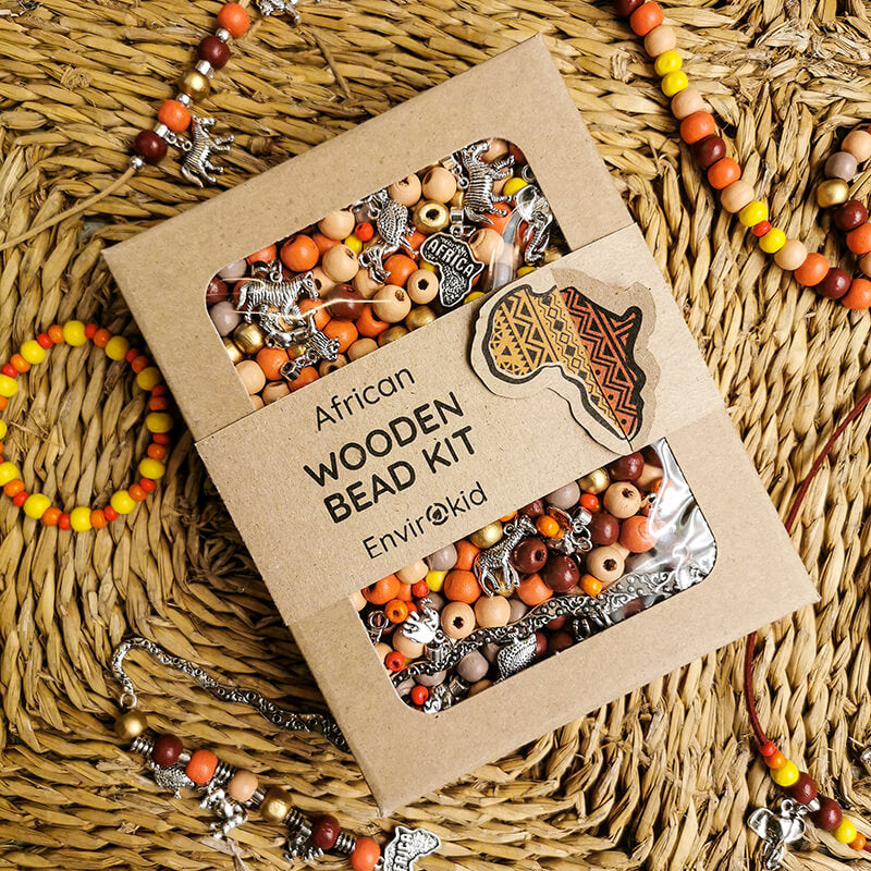 Wooden Bead Kit - African