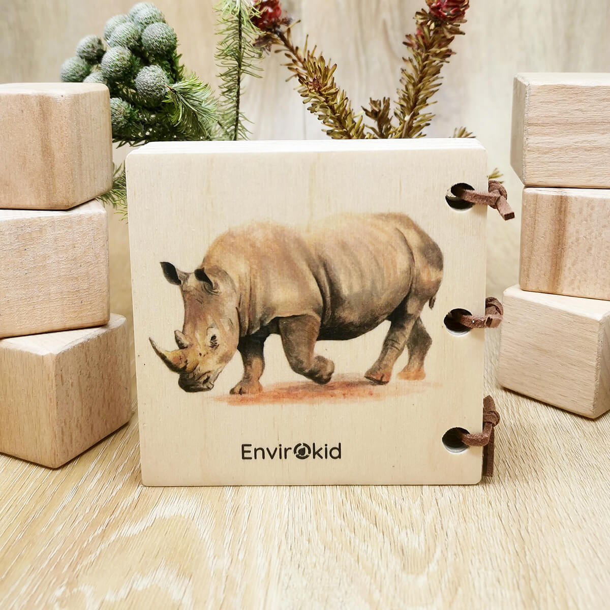 Wooden Baby Book - Big Five
