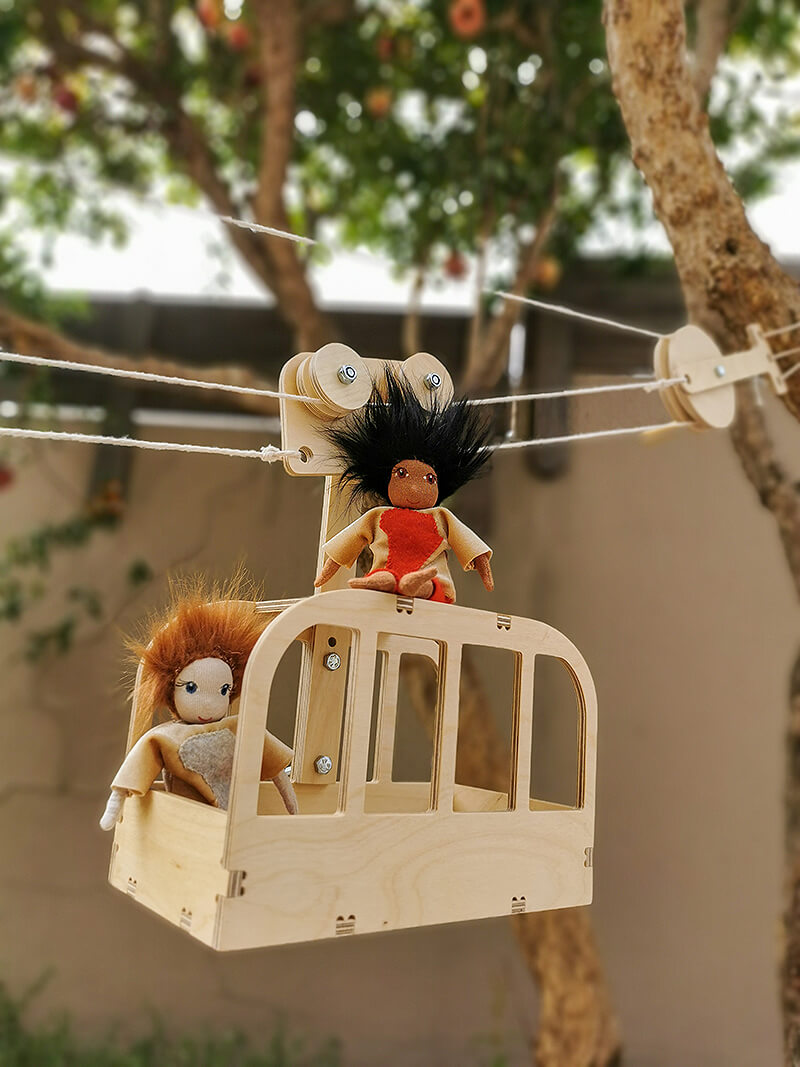 Wooden Cable Car Kit