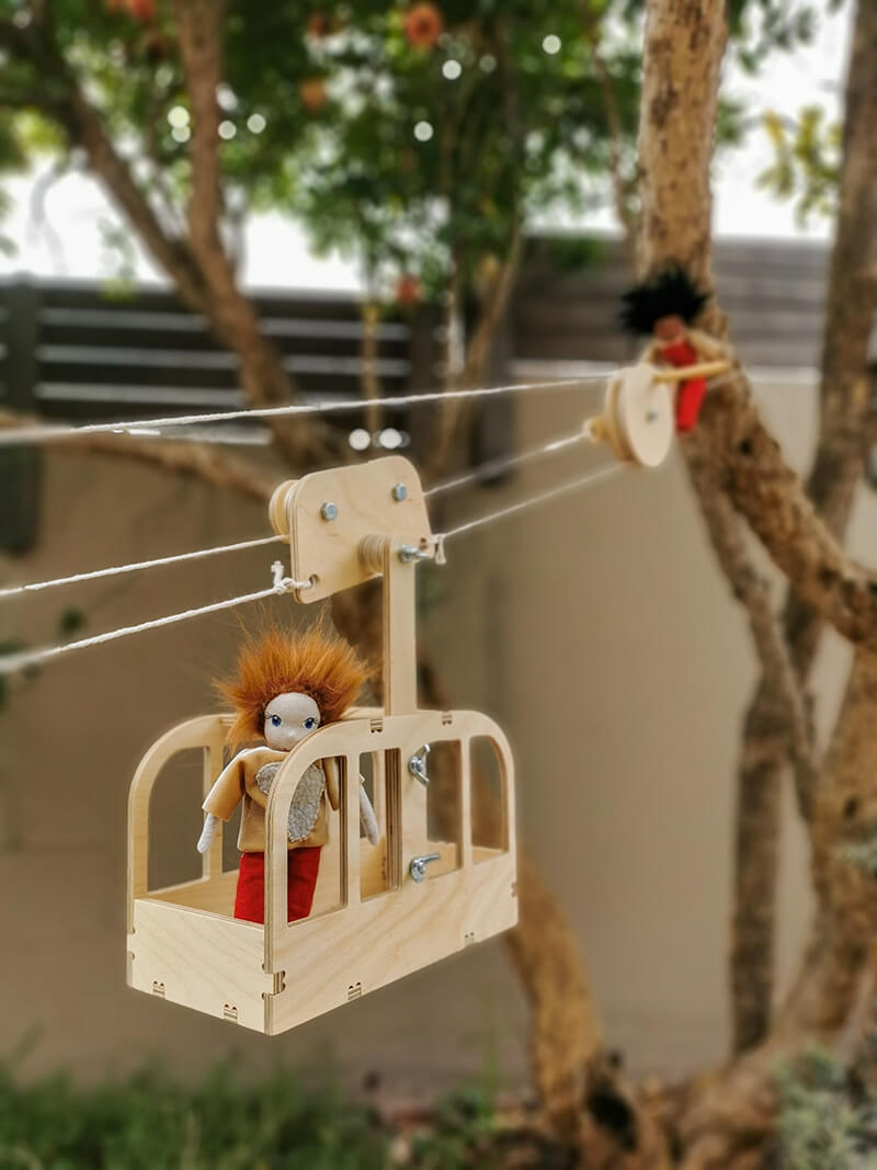 Wooden Cable Car Kit