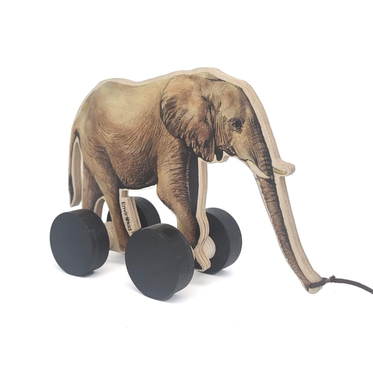 Elephant Wooden Pull Toy