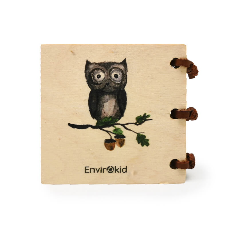 Wooden Baby Book - Forest Friends