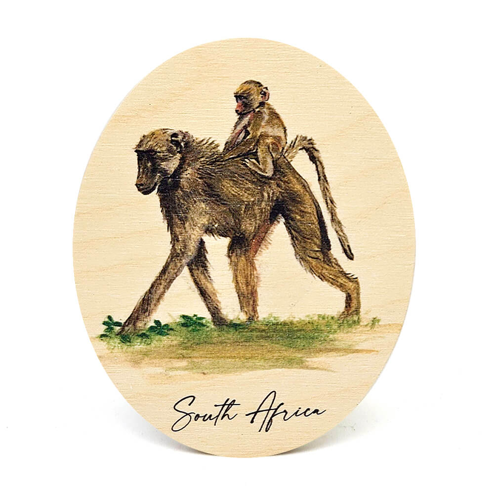 South African Wooden Fridge Magnets