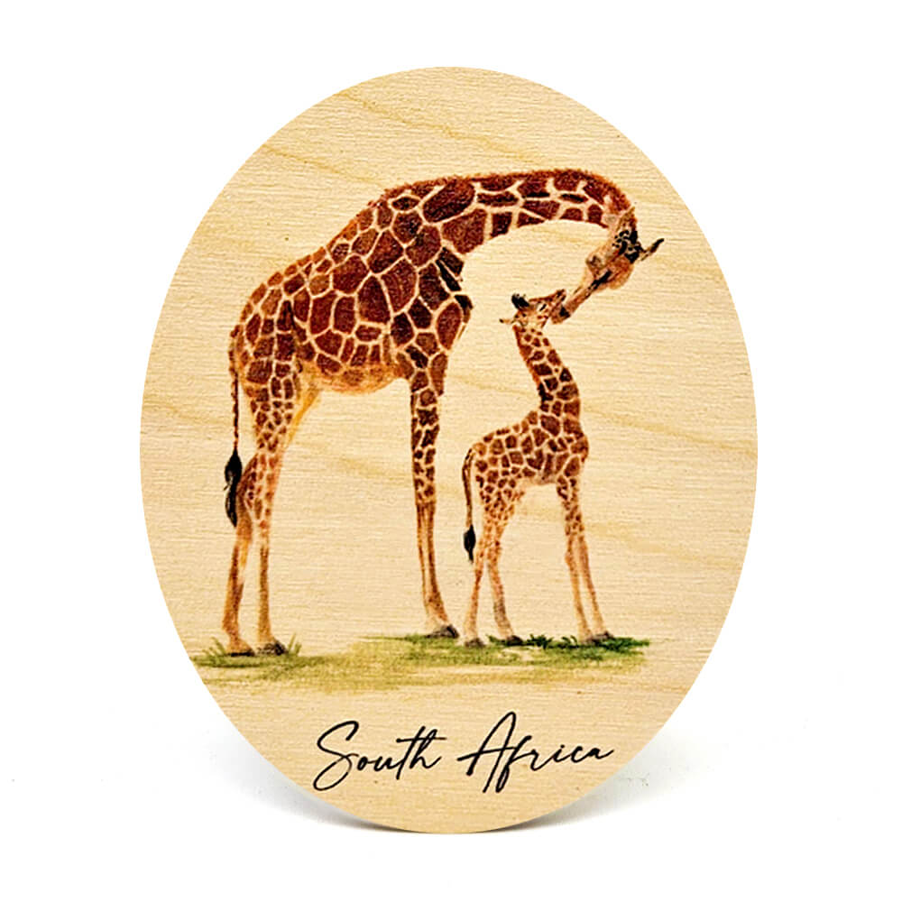 South African Wooden Fridge Magnets