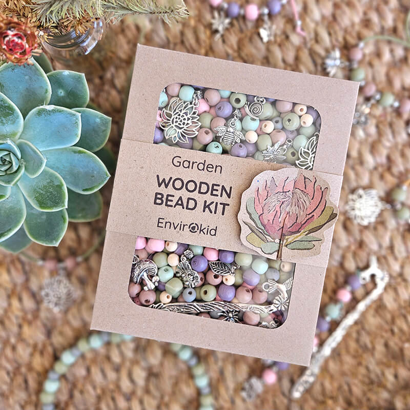 Wooden Bead Kit - Garden