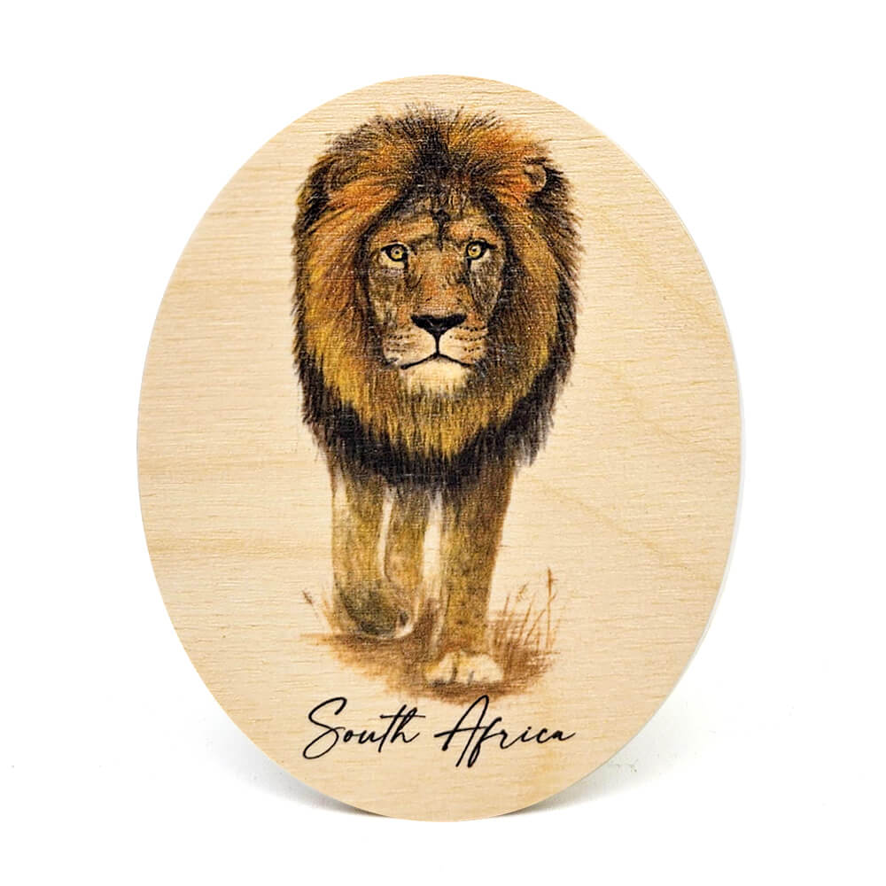 South African Wooden Fridge Magnets