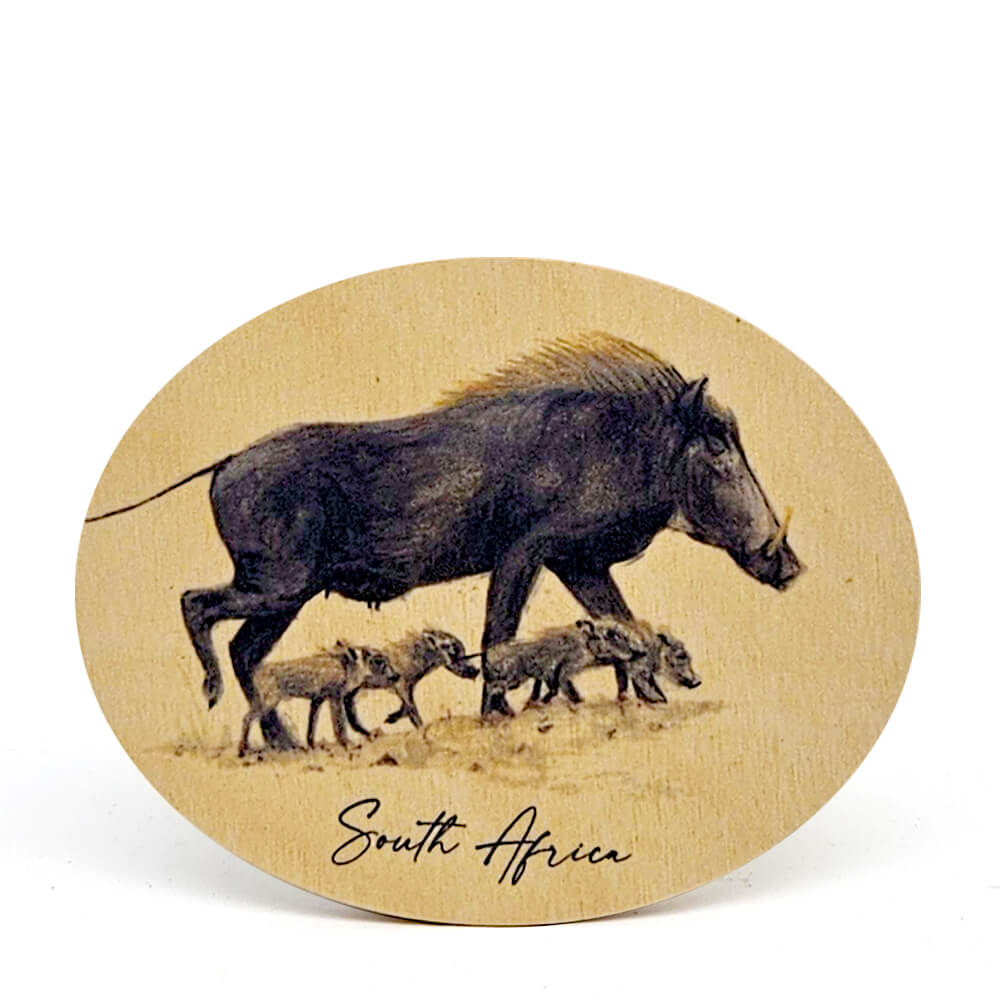 South African Wooden Fridge Magnets