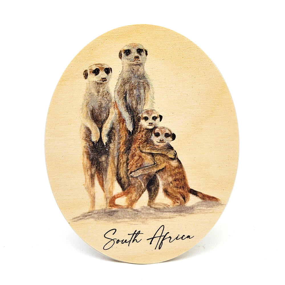 South African Wooden Fridge Magnets