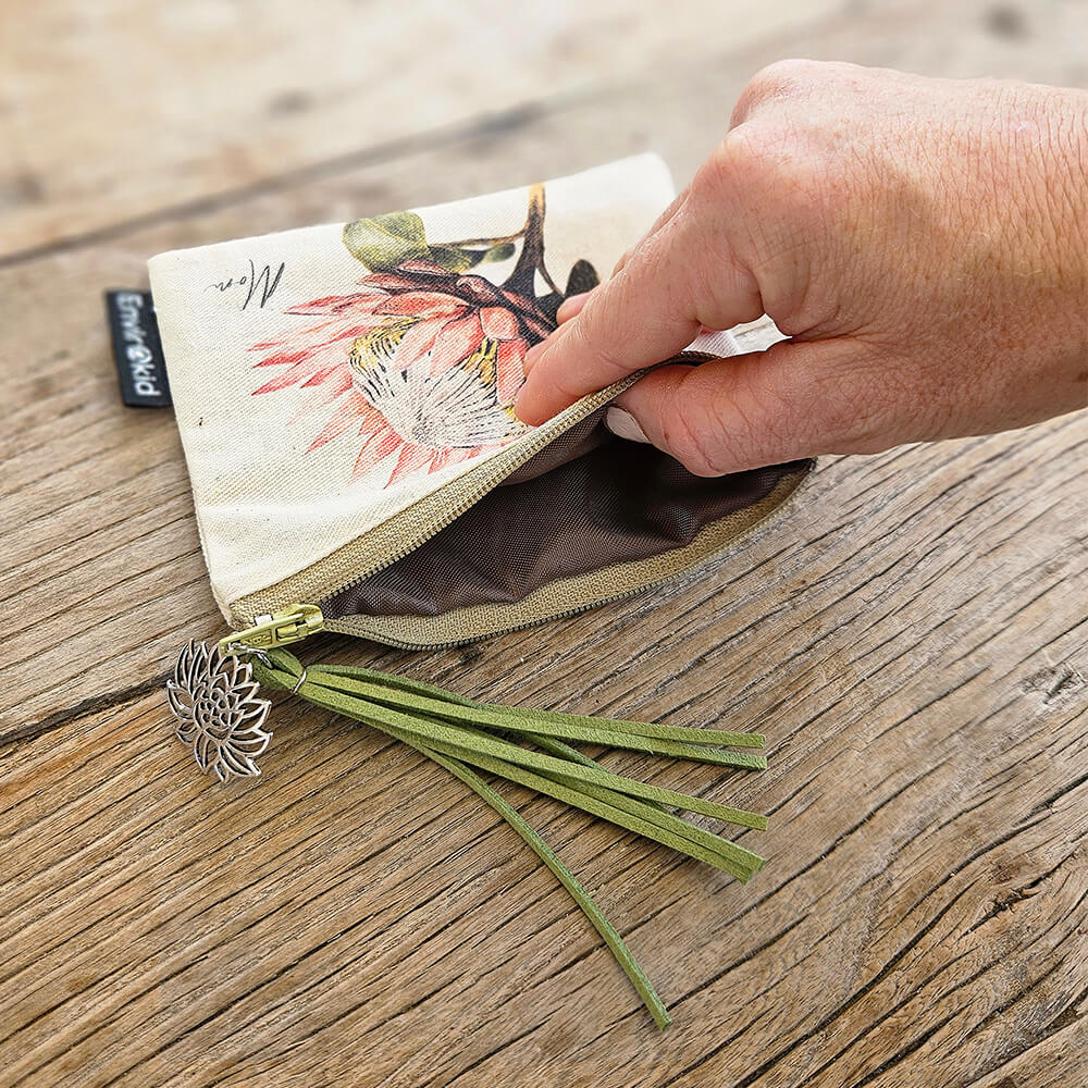 King Protea Make-up Bag & Purses