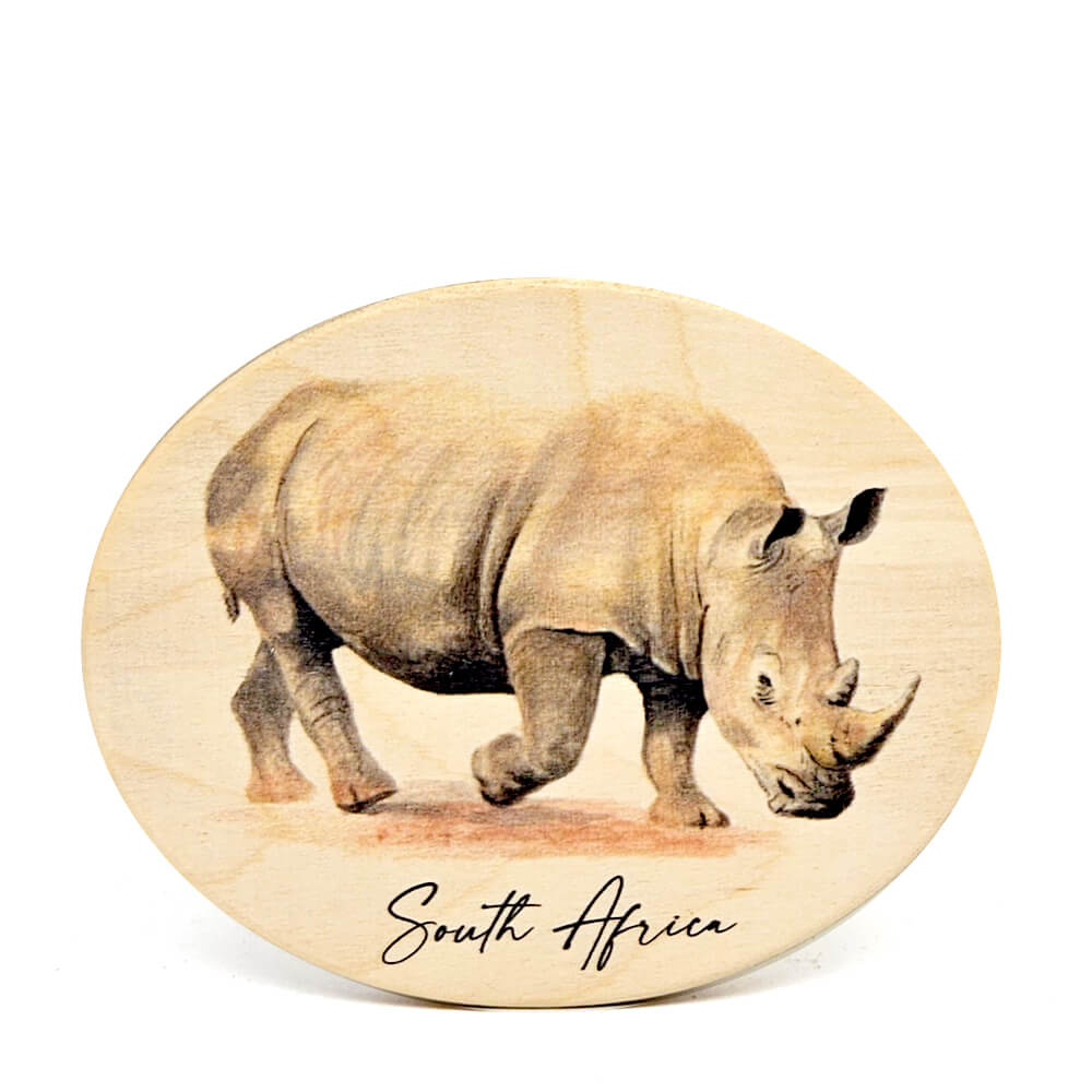 South African Wooden Fridge Magnets