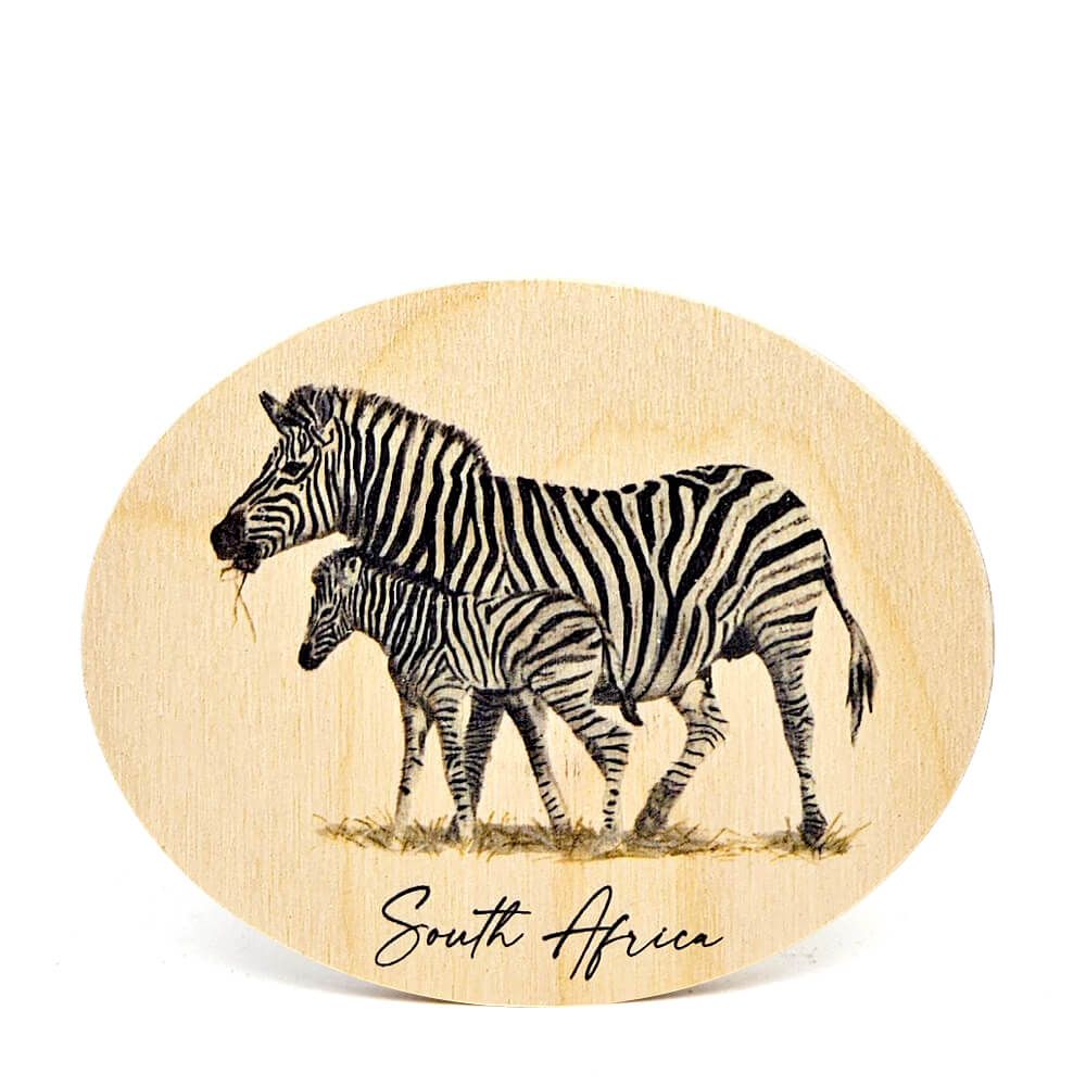 South African Wooden Fridge Magnets