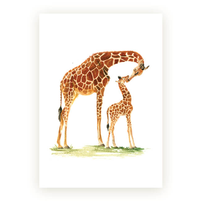 Watercolour African Gift Cards