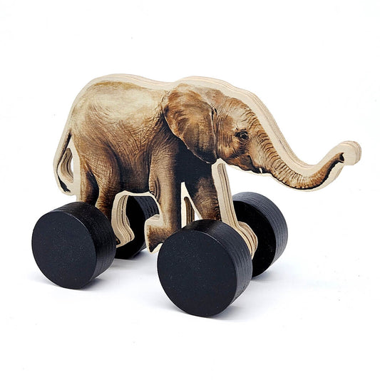 Baby Elephant Push Toy