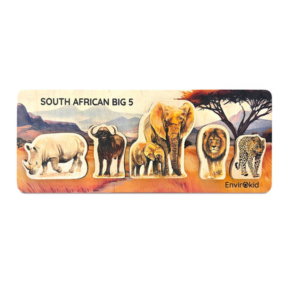 Wooden Baby Puzzle - Big Five