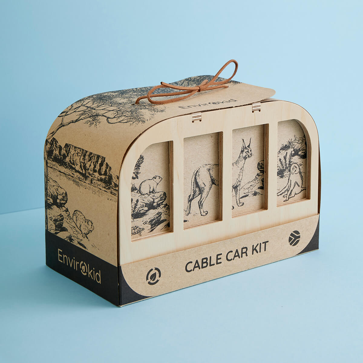 Wooden Cable Car Kit