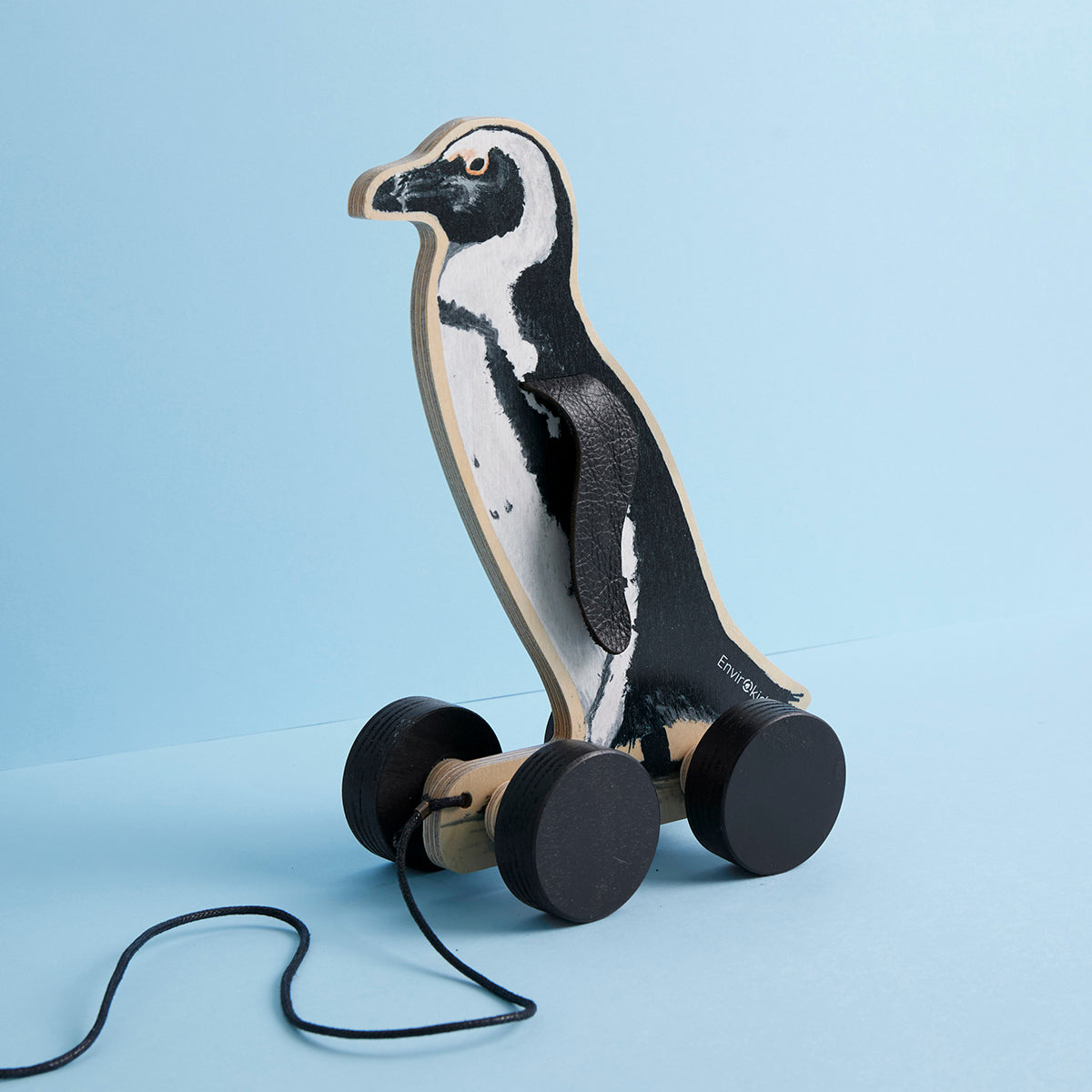 Wooden Penguin Pull Toy