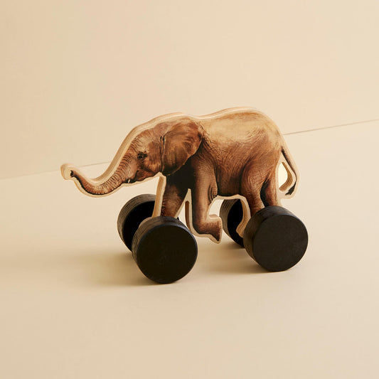 Baby Elephant Push Toy