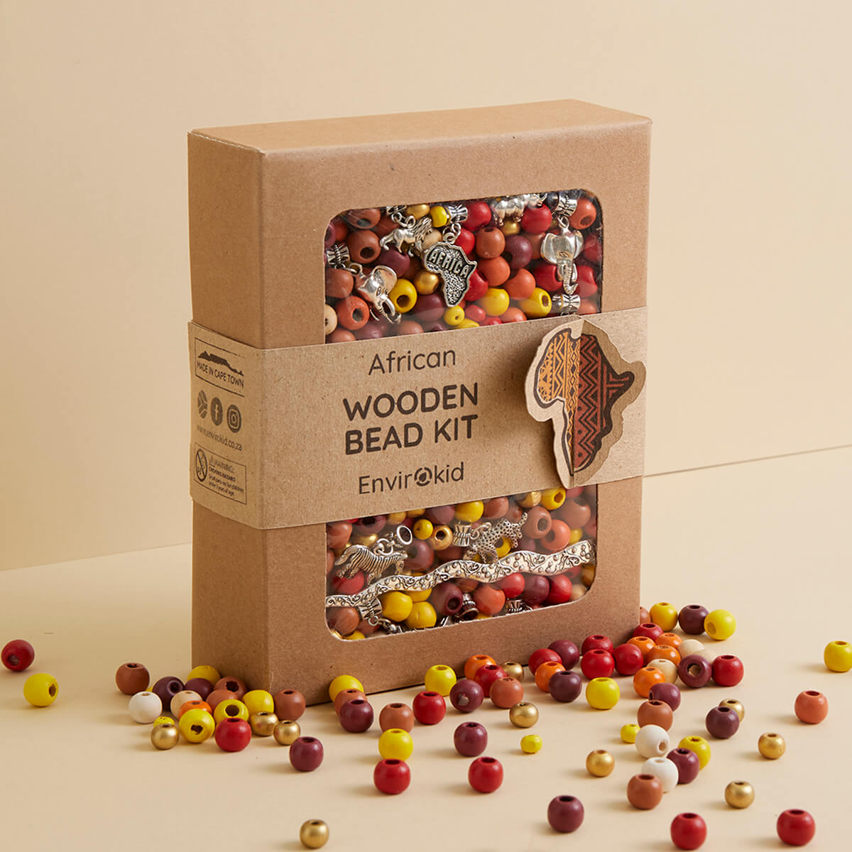 Wooden Bead Kit - African