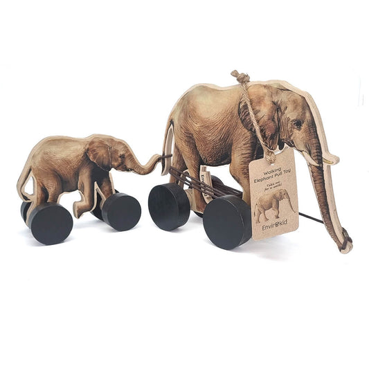 Elephant Pull Toy Set