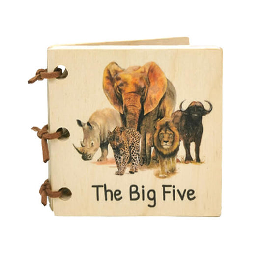Wooden Baby Book - Big Five