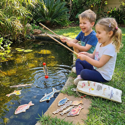 Wooden Magnetic Fishing Game