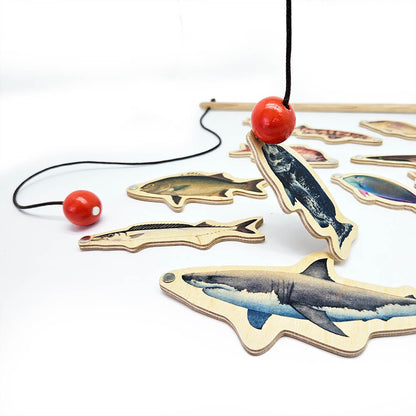 Wooden Magnetic Fishing Game