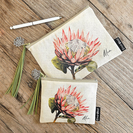King Protea Make-up Bag & Purses