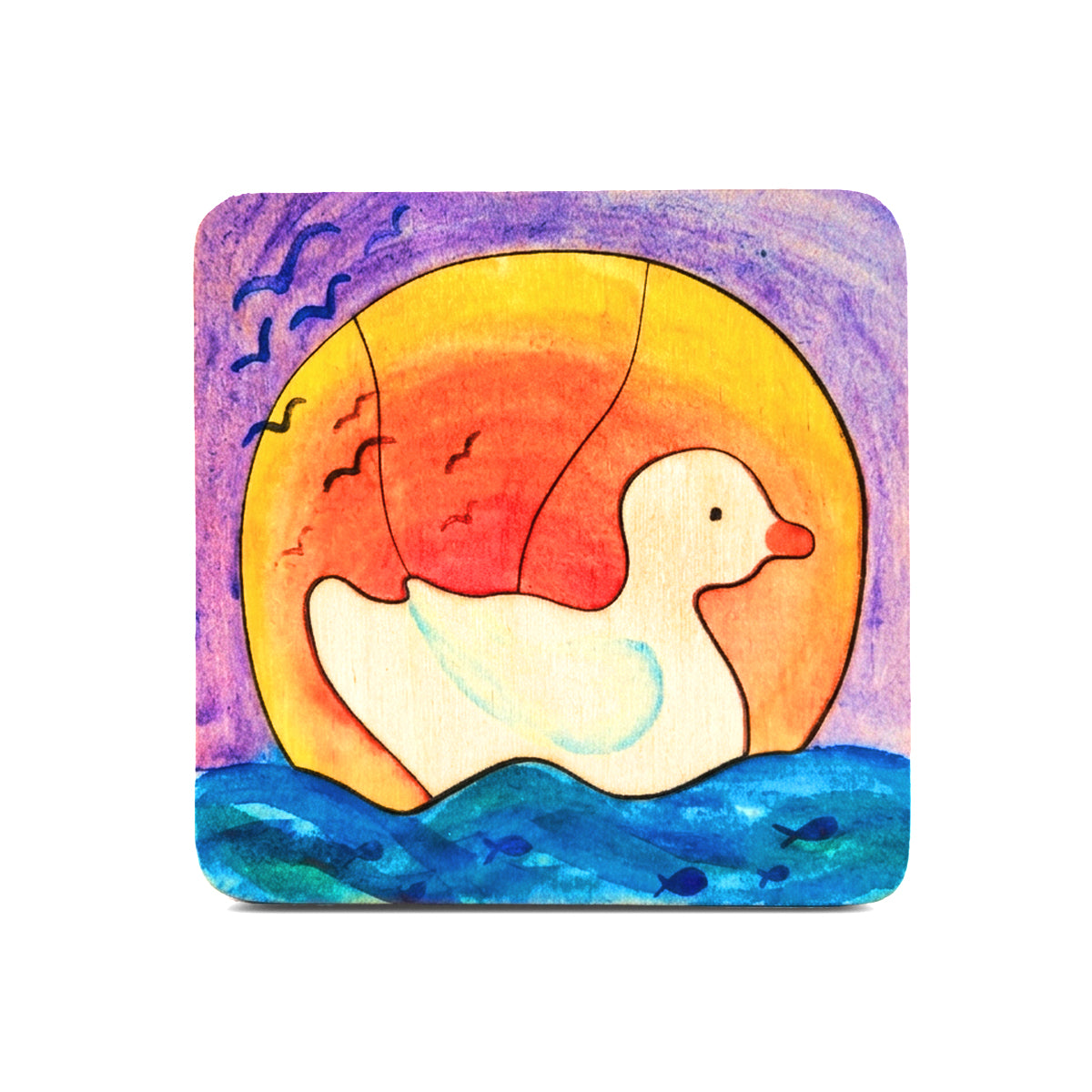 Wooden Waldorf Inspired Baby Picture Puzzles