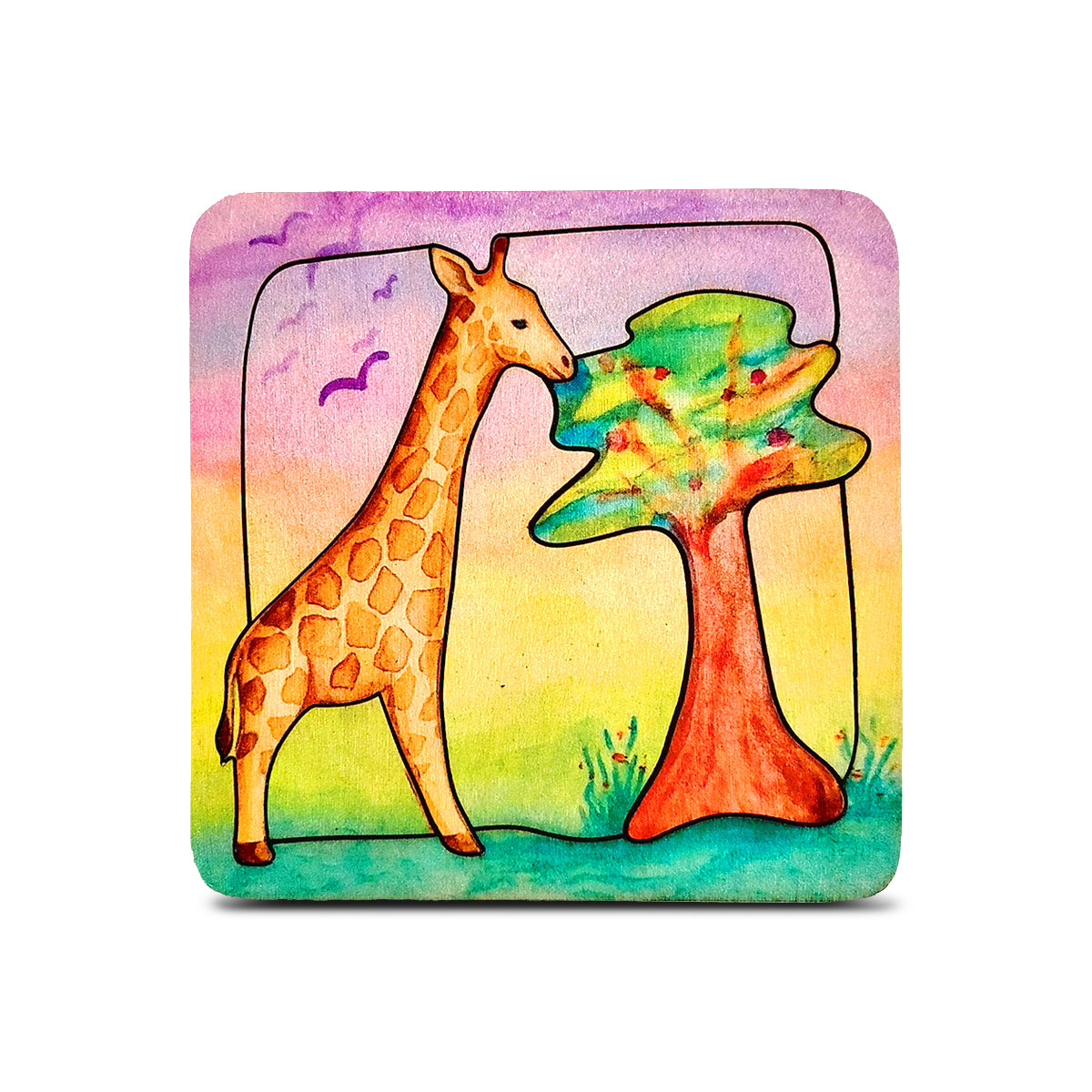 Wooden Waldorf Inspired Baby Picture Puzzles