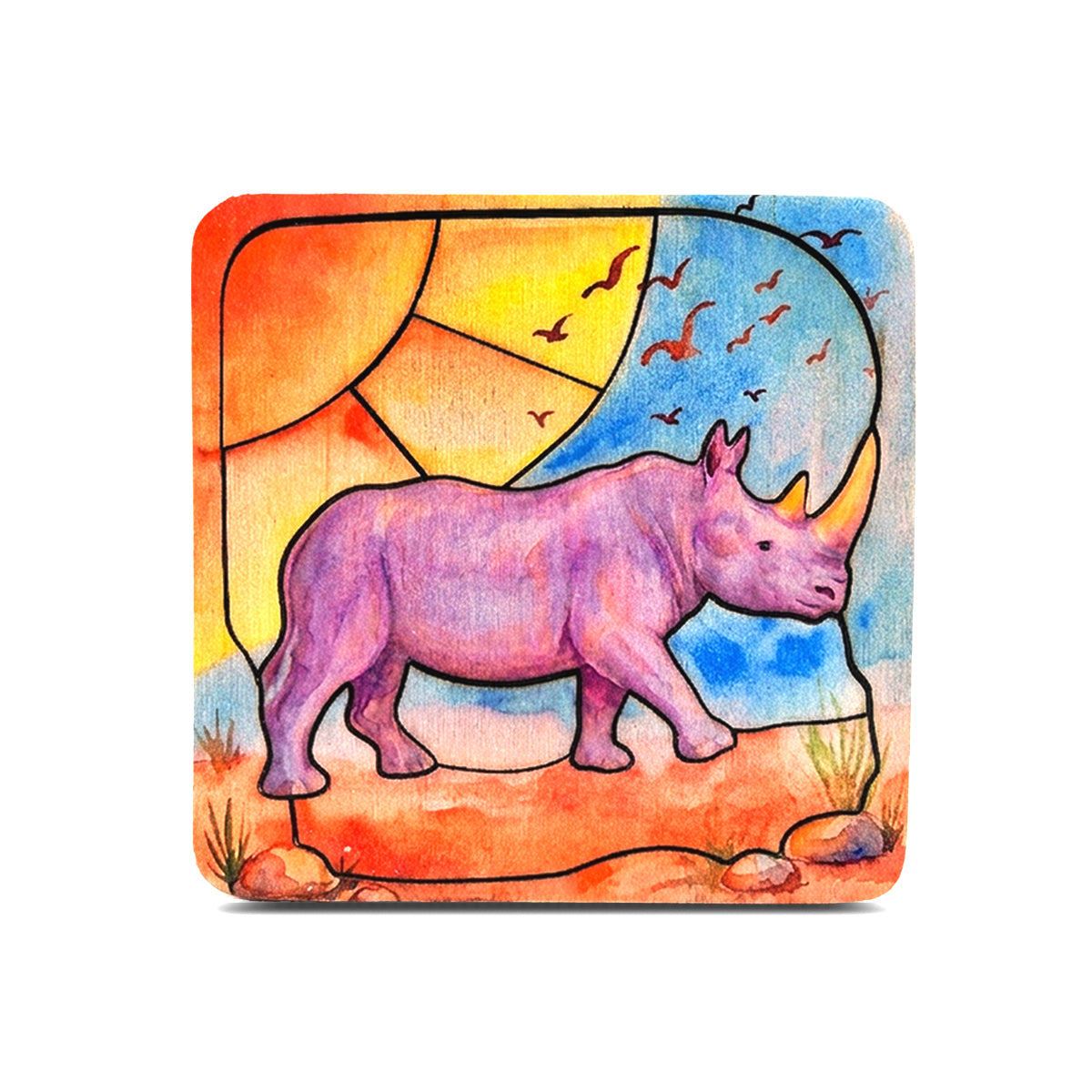 Wooden Waldorf Inspired Baby Picture Puzzles