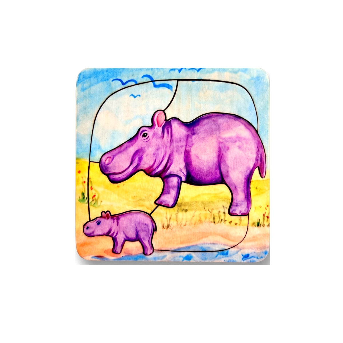 Waldorf Wooden Picture Puzzles