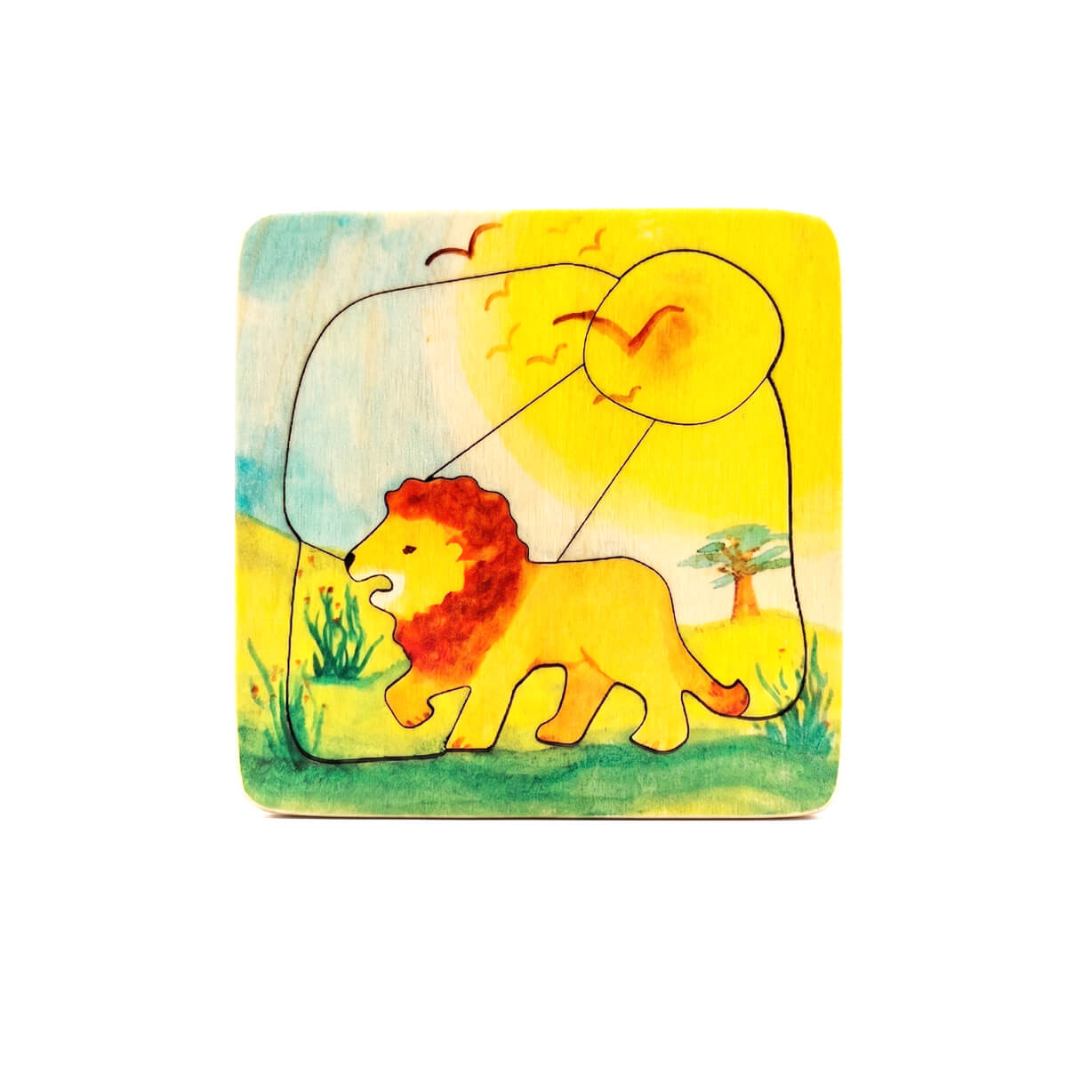Waldorf Wooden Picture Puzzles